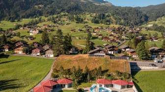 Luftaufnahme Freibad Hellbach